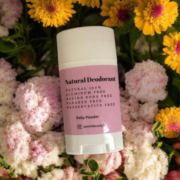 Deodorant stick baby powder
